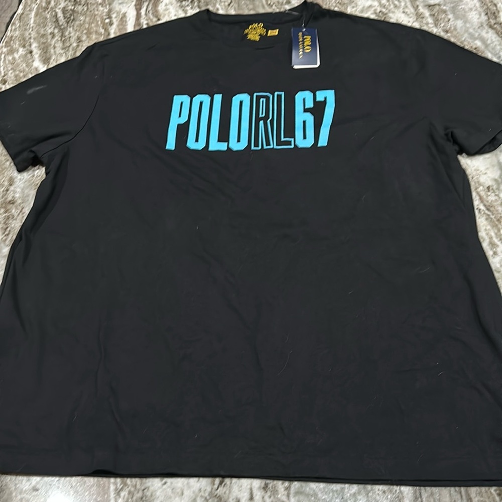 NWT Mens Ralph Lauren Polo Navy T-shirt XL